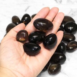 0.5kg Polished Black Tourmaline Stones Parcel | Himalayan Salt Factory