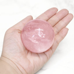 0.5kg Rose Quart Polished Sphere | Himalayan Salt Factory