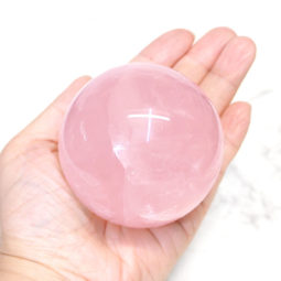 0.8kg Rose Quart Polished Sphere | Himalayan Salt Factory
