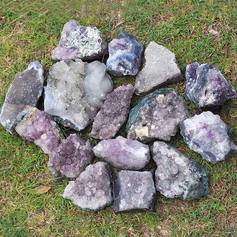 10kg Amethyst Rough Crystal with Terminated Point – J1526 5 10kg Amethyst Rough Crystal with Terminated Point – J1526 | Himalayan Salt Factory