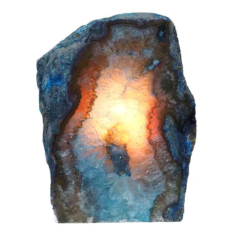 3.7Kg Agate Crystal Lamp S674 3 Agate Crystal Lamp S674 | Himalayan Salt Factory