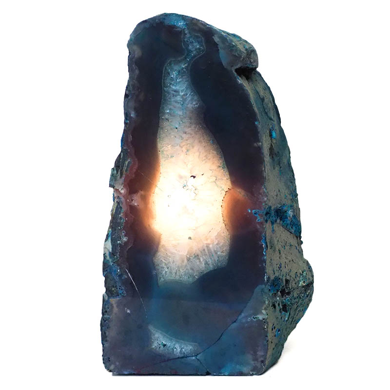 2.88Kg Agate Crystal Lamp S676 3 Agate Crystal Lamp S676 | Himalayan Salt Factory