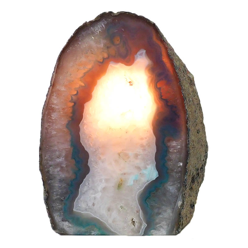 1.39Kg Agate Crystal Lamp S678 3 Agate Crystal Lamp S678 | Himalayan Salt Factory