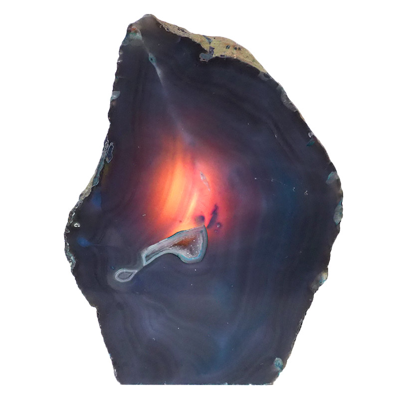 2.19Kg Agate Crystal Lamp S681 3 Agate Crystal Lamp S681 | Himalayan Salt Factory