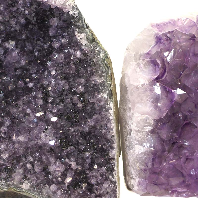 3.34kg Amethyst Crystal Geode Specimen Set 2 Pieces J1554 5 Amethyst Crystal Geode Specimen Set 2 Pieces J1554 | Himalayan Salt Factory
