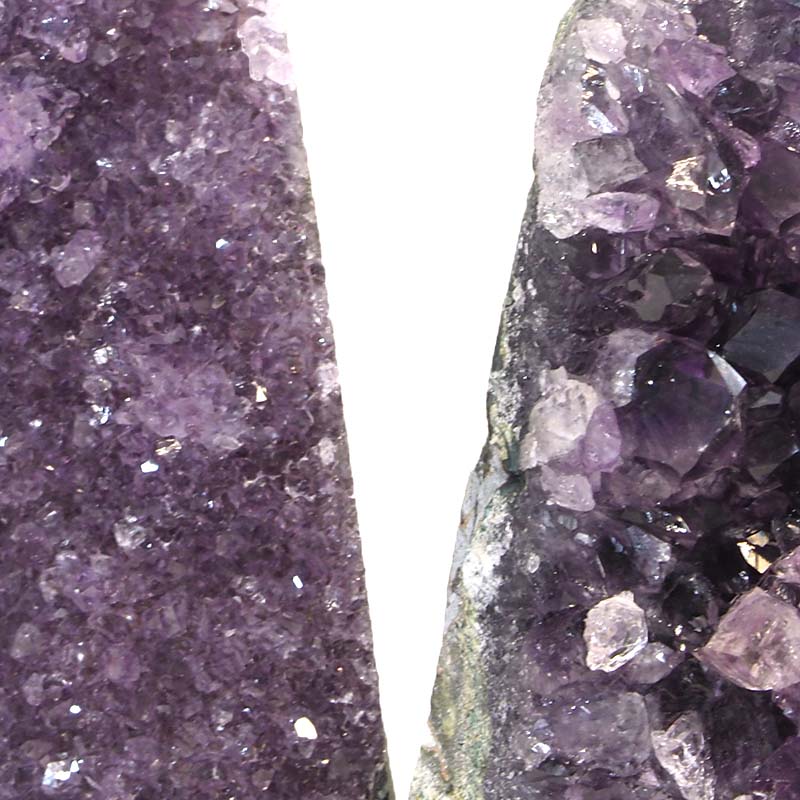 1.4kg Amethyst Crystal Geode Specimen Set 2 Pieces J1555 5 Amethyst Crystal Geode Specimen Set 2 Pieces J1555 | Himalayan Salt Factory