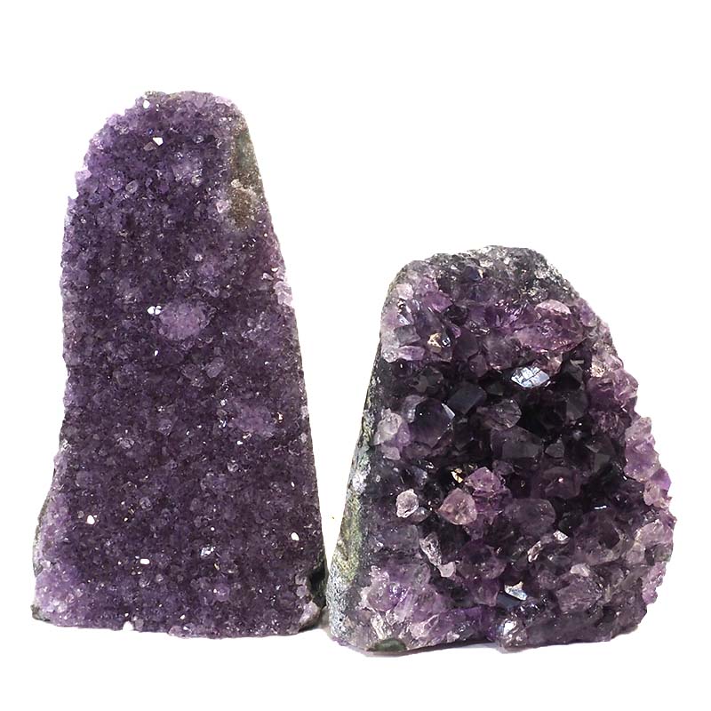 1.4kg Amethyst Crystal Geode Specimen Set 2 Pieces J1555 3 Amethyst Crystal Geode Specimen Set 2 Pieces J1555 | Himalayan Salt Factory