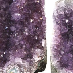 1.48kg Amethyst Crystal Geode Specimen Set 2 Pieces J1566 6 Amethyst Crystal Geode Specimen Set 2 Pieces J1566 | Himalayan Salt Factory