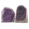 1.21kg Amethyst Crystal Geode Specimen Set 2 Pieces J1573 2 Amethyst Crystal Geode Specimen Set 2 Pieces J1573 | Himalayan Salt Factory