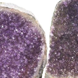 1.21kg Amethyst Crystal Geode Specimen Set 2 Pieces J1573 6 Amethyst Crystal Geode Specimen Set 2 Pieces J1573 | Himalayan Salt Factory