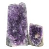 1.74kg Amethyst Crystal Geode Specimen Set 2 Pieces J1574 2 Amethyst Crystal Geode Specimen Set 2 Pieces J1574 | Himalayan Salt Factory