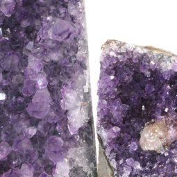 1.74kg Amethyst Crystal Geode Specimen Set 2 Pieces J1574 6 Amethyst Crystal Geode Specimen Set 2 Pieces J1574 | Himalayan Salt Factory