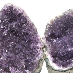 1.23kg Amethyst Crystal Geode Specimen Set 2 Pieces J1575 6 Amethyst Crystal Geode Specimen Set 2 Pieces J1575 | Himalayan Salt Factory