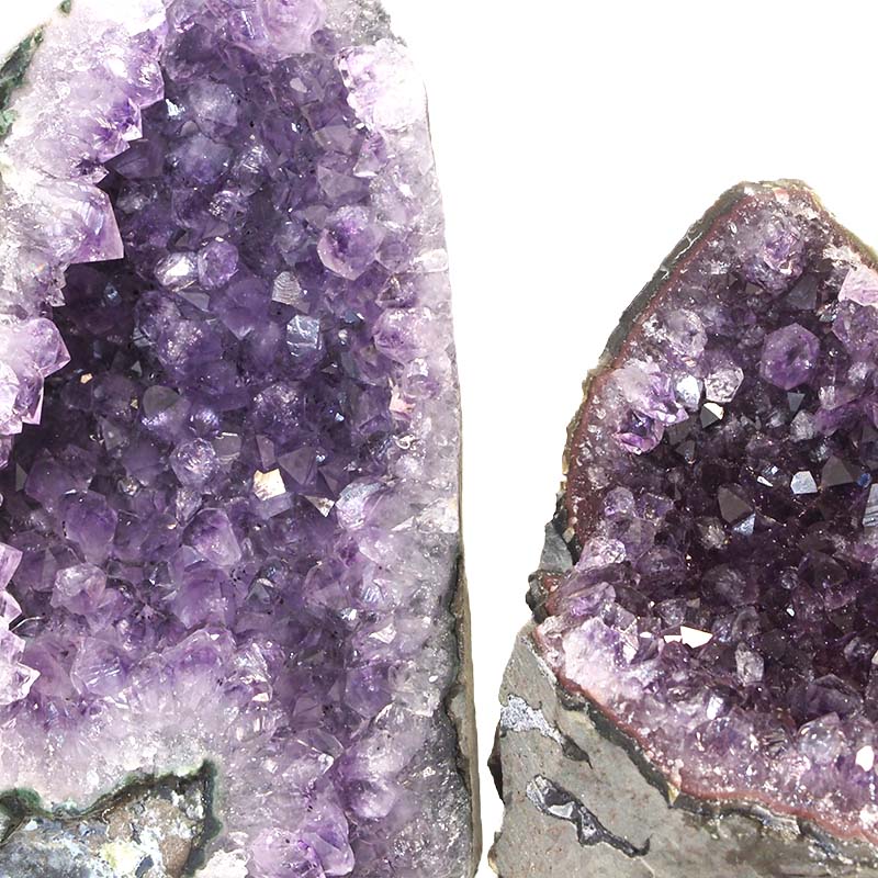 1.42kg Amethyst Crystal Geode Specimen Set 2 Pieces J1580 5 Amethyst Crystal Geode Specimen Set 2 Pieces J1580 | Himalayan Salt Factory