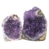 1.69kg Amethyst Crystal Geode Specimen Set 2 Pieces J1583 2 Amethyst Crystal Geode Specimen Set 2 Pieces J1583 | Himalayan Salt Factory