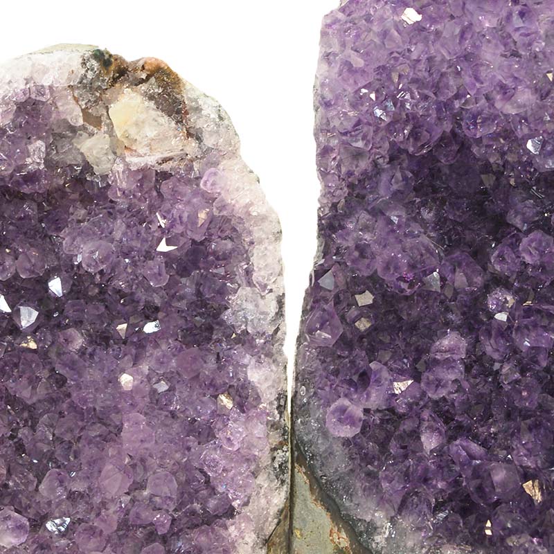 1.69kg Amethyst Crystal Geode Specimen Set 2 Pieces J1583 5 Amethyst Crystal Geode Specimen Set 2 Pieces J1583 | Himalayan Salt Factory
