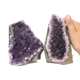 2kg Amethyst Crystal Geode Specimen Set 2 Pieces J1587 6 Amethyst Crystal Geode Specimen Set 2 Pieces J1586 | Himalayan Salt Factory