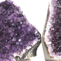 2kg Amethyst Crystal Geode Specimen Set 2 Pieces J1587 7 Amethyst Crystal Geode Specimen Set 2 Pieces J1586 | Himalayan Salt Factory