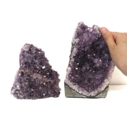 1.67kg Amethyst Crystal Geode Specimen Set 2 Pieces J1586 6 Amethyst Crystal Geode Specimen Set 2 Pieces J1587 | Himalayan Salt Factory