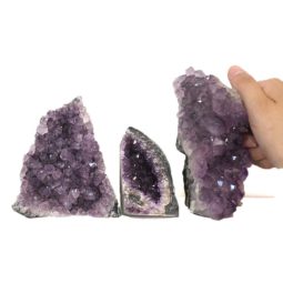 1.17kg Amethyst Crystal Geode Specimen Set 2 Pieces J1589 6 Amethyst Crystal Geode Specimen Set 2 Pieces J1589 | Himalayan Salt Factory