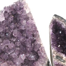 1.17kg Amethyst Crystal Geode Specimen Set 2 Pieces J1589 7 Amethyst Crystal Geode Specimen Set 2 Pieces J1589 | Himalayan Salt Factory