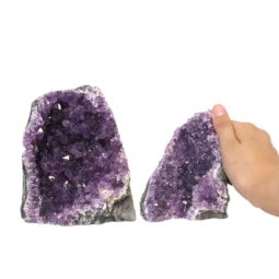 1.78kg Amethyst Crystal Geode Specimen Set 2 Pieces J1590 6 Amethyst Crystal Geode Specimen Set 2 Pieces J1590 | Himalayan Salt Factory