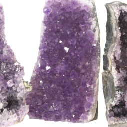 0.88kg Amethyst Crystal Geode Specimen Set 3 Pieces J1597 7 Amethyst Crystal Geode Specimen Set 2 Pieces J1597 | Himalayan Salt Factory