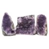 Amethyst Crystal Geode Specimen Set 2 Pieces J1599 | Himalayan Salt Factory