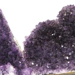 Amethyst Crystal Geode Specimen Set 2 Pieces J1600 | Himalayan Salt Factory