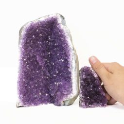 2.3kg Amethyst Crystal Geode Specimen Set 2 Pieces J1608 6 Amethyst Crystal Geode Specimen Set 2 Pieces J1608 | Himalayan Salt Factory
