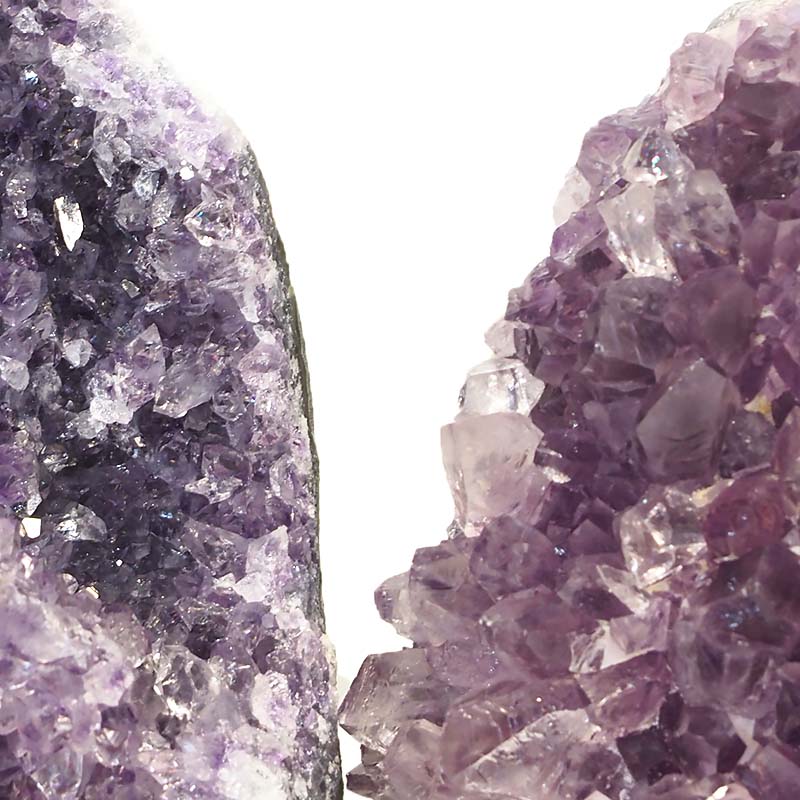 1.7kg Amethyst Crystal Geode Specimen Set 2 Pieces J1609 5 Amethyst Crystal Geode Specimen Set 2 Pieces J1609 | Himalayan Salt Factory
