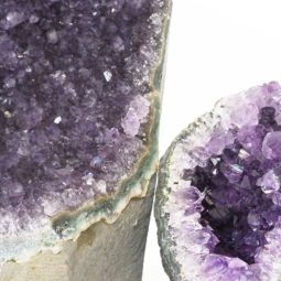 1.92kg Amethyst Crystal Geode Specimen Set 2 Pieces J1617 7 Amethyst Crystal Geode Specimen Set 2 Pieces J1617 | Himalayan Salt Factory