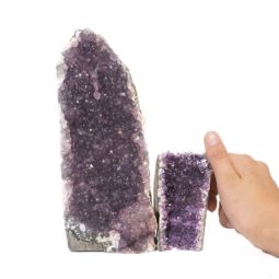 1.93kg Amethyst Crystal Geode Specimen Set 2 Pieces J1622 6 Amethyst Crystal Geode Specimen Set 2 Pieces J1622 | Himalayan Salt Factory
