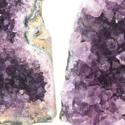 1.62kg Amethyst Crystal Geode Specimen Set 2 Pieces J1623 7 Amethyst Crystal Geode Specimen Set 2 Pieces J1623 | Himalayan Salt Factory