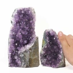 1.6kg Amethyst Crystal Geode Specimen Set 2 Pieces J1625 6 Amethyst Crystal Geode Specimen Set 2 Pieces J1625 | Himalayan Salt Factory