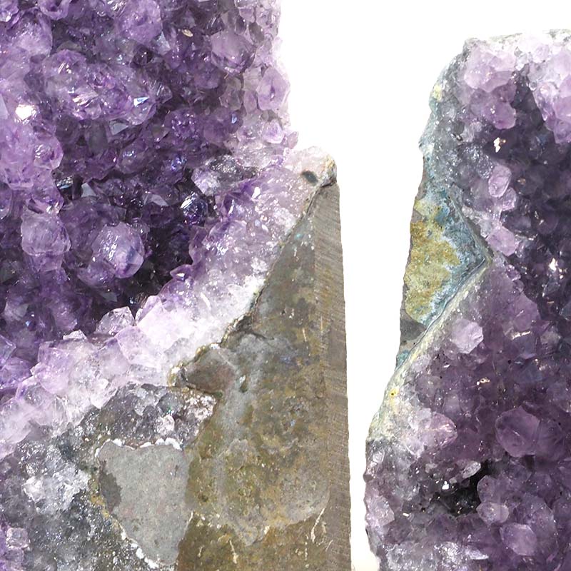 1.6kg Amethyst Crystal Geode Specimen Set 2 Pieces J1625 5 Amethyst Crystal Geode Specimen Set 2 Pieces J1625 | Himalayan Salt Factory