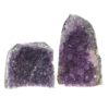 1.45kg Amethyst Crystal Geode Specimen Set 2 Pieces J1626 1 Amethyst Crystal Geode Specimen Set 2 Pieces J1626 | Himalayan Salt Factory