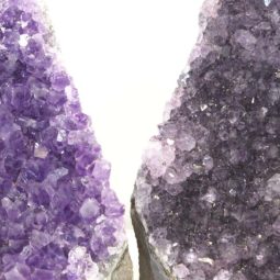 Amethyst Crystal Geode Specimen Set 3 Pieces J1631 | Himalayan Salt Factory
