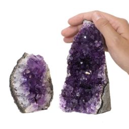 1.10kg Amethyst Crystal Geode Specimen Set 2 Pieces P04 6 Amethyst Crystal Geode Specimen Set 2 Pieces P04 | Himalayan Salt Factory
