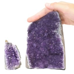 1.45kg Amethyst Crystal Geode Specimen Set 2 Pieces P13 6 Amethyst Crystal Geode Specimen Set 2 Pieces P13 | Himalayan Salt Factory