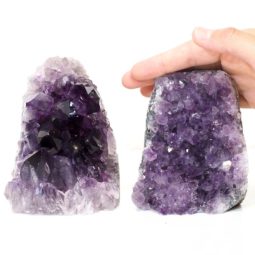 1.83kg Amethyst Crystal Geode Specimen Set 2 Pieces P15 6 Amethyst Crystal Geode Specimen Set 2 Pieces P15 | Himalayan Salt Factory