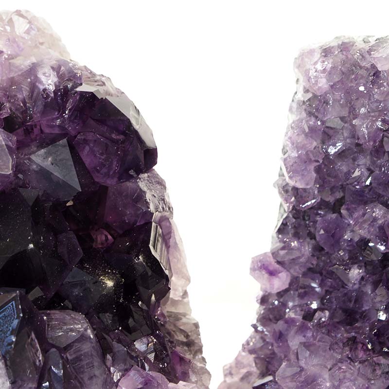 1.83kg Amethyst Crystal Geode Specimen Set 2 Pieces P15 5 Amethyst Crystal Geode Specimen Set 2 Pieces P15 | Himalayan Salt Factory