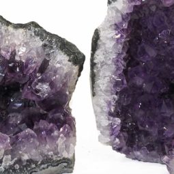 1.21kg Amethyst Crystal Geode Specimen Set 3 Pieces P18 7 Amethyst Crystal Geode Specimen Set 2 Pieces P18 | Himalayan Salt Factory