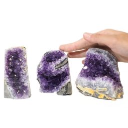 1.28kg Amethyst Crystal Geode Specimen Set 3 Pieces P23 6 Amethyst Crystal Geode Specimen Set 2 Pieces P23 | Himalayan Salt Factory