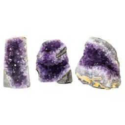 Amethyst Crystal Geode Specimen Set 2 Pieces P23 | Himalayan Salt Factory