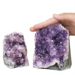 1.64kg Amethyst Crystal Geode Specimen Set 2 Pieces P28 6 Amethyst Crystal Geode Specimen Set 2 Pieces P28 | Himalayan Salt Factory