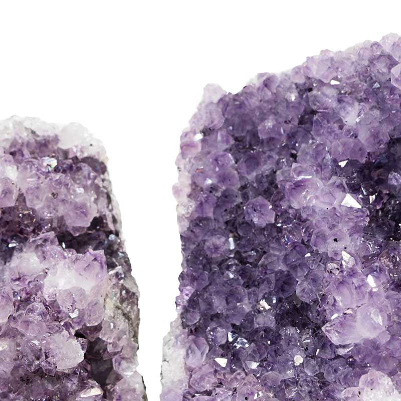 1.64kg Amethyst Crystal Geode Specimen Set 2 Pieces P28 5 Amethyst Crystal Geode Specimen Set 2 Pieces P28 | Himalayan Salt Factory