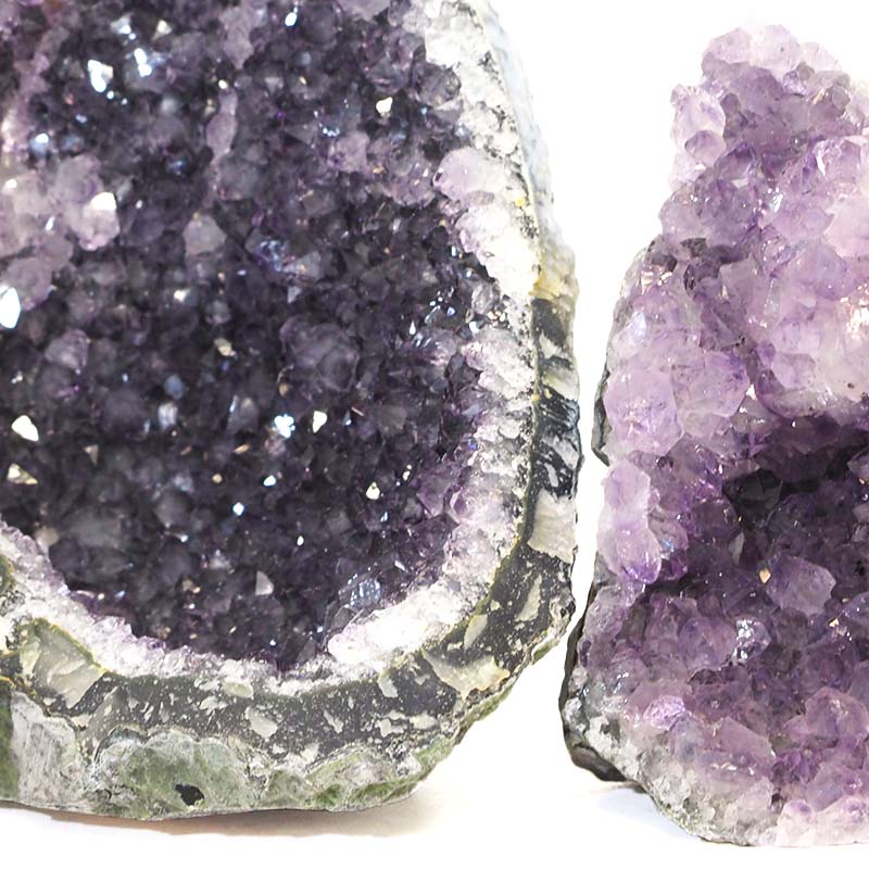 1.15kg Amethyst Crystal Geode Specimen Set 3 Pieces J1629 5 Amethyst Crystal Geode Specimen Set 3 Pieces J1629 | Himalayan Salt Factory