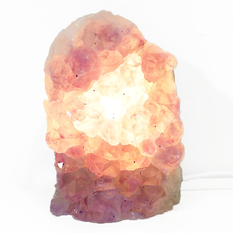 3.5kg Amethyst Crystal Lamp DS370 4 Amethyst Crystal Lamp DS370-2 | Himalayan Salt Factory