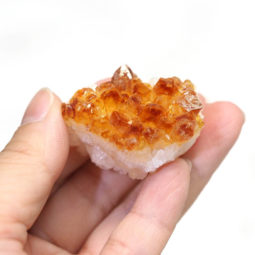 Citrine Clusters Tray - Small | Himalayan Salt Factory